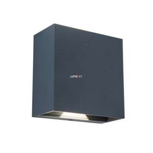 Lutec Gemini dark grey LED outdoor wall light, adjustable beam - Electrical Installation