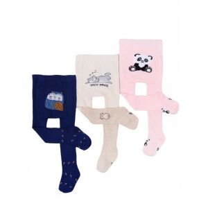 Yoclub pamut harisnyanadrág (68-74) - rózsaszín/panda 119701386 - Yoclub