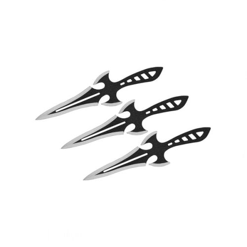 Set de trei cutite de aruncat Darts, 19 cm, otel inoxidabil 119705028