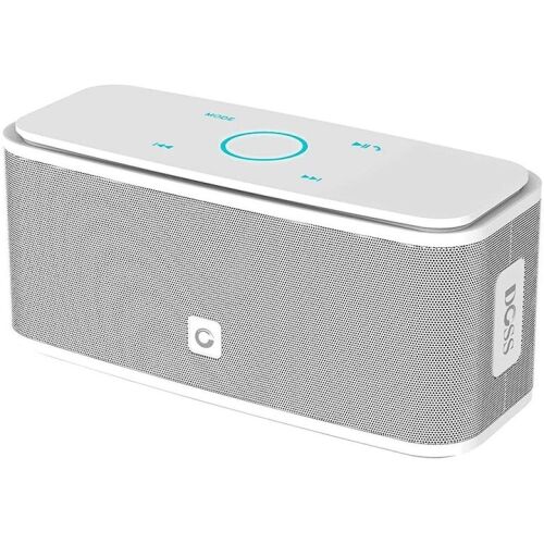 Doss SoundBox fehér hordozható Bluetooth hangszóró érintésvezérléssel