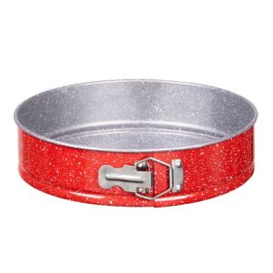 Oliver Voltz OV51223RB26 süllyesztett aljú tortaforma, 26 cm, márvány tapadásmentes, piros