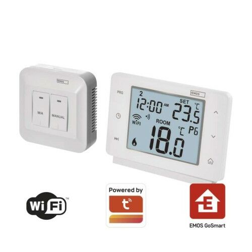 EMOS GoSmart P56201 WiFi termosztát kézi vezérlőpanellel