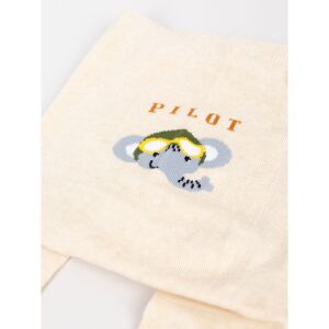 Yoclub pamut harisnyanadrág (80-86) - beige/elefánt 119727243 - Yoclub