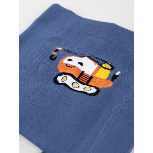 Yoclub pamut harisnyanadrág (68-74) - kék/lánctalpas daru 119727250