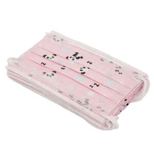 10 pachete de măști pentru copii cu panda roz, 3 straturi, protecție KN95/N95/FFP2 - Mască pentru gură