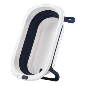 Cadita pliabila cu supapa de scurgere, pentru bebelusi, albastru 141536008 - Baie și îngrijire pentru bebeluși