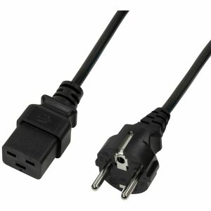 Logilink Power Cord, CEE 7/7 - IEC C19, 1.80M black (CP152) 119733074 - Kábel