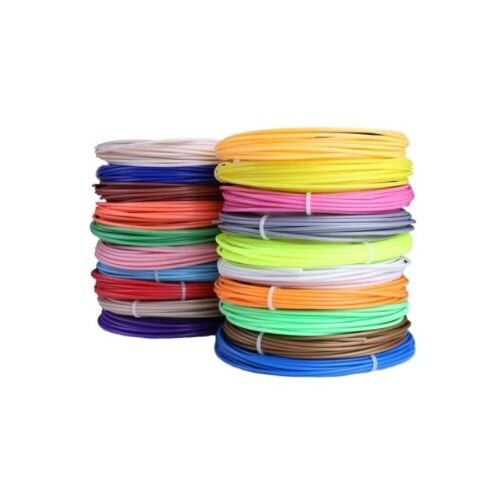 Welora 100 méteres izzószál, 3D ceruzához, 20 x 5 m-es utántöltő, PLA 1,75 mm, univerzális, többszínű 119733312