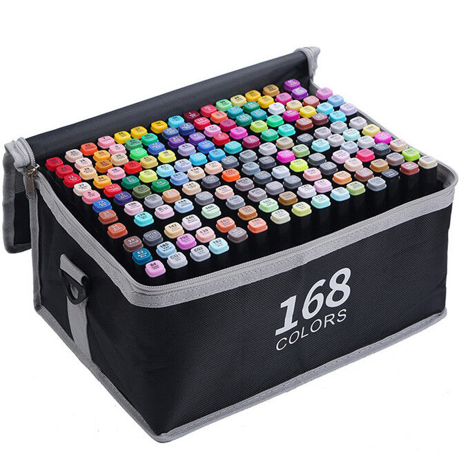 Touchnew 168 marker készlet, kétvégű, többszínű