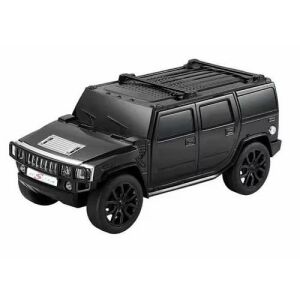 Czarny głośnik Bluetooth Hummer H2, widok pod kątem - Głośnik Bluetooth
