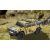 Camouflage Hummer H2 Bluetooth-Lautsprecher auf Outdoor-Hintergrund