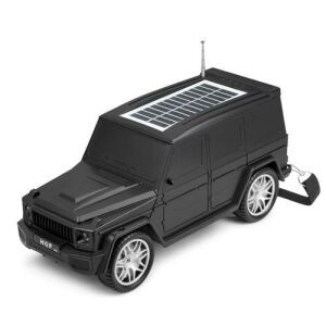 Difuzor Bluetooth HF-F88 Mercedes G63 negru cu panou solar și lumină LED - Boxe Portabile