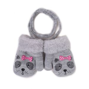 Yo!club téli kesztyű 12 cm - szürke/kutya 119771892 - Yoclub
