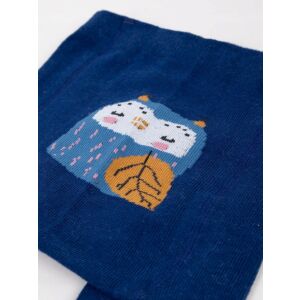 Yoclub pamut harisnyanadrág (68-74) - kék/bagoly 119771930 - Yoclub