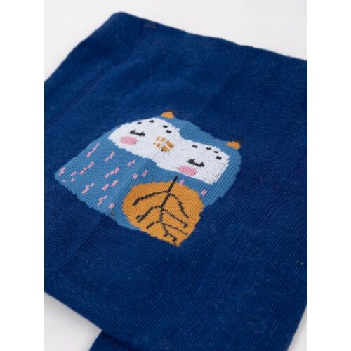 Yoclub pamut harisnyanadrág (68-74) - kék/bagoly 119771930