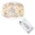 Mikro LED fairy lights, 100 LEDs, cold white and warm white, 9.9m, battery operated, with battery pack