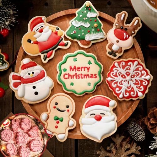 8 darab karácsonyi süti kiszúró 129805286