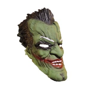 Zöld szörny gumimaszk - farsangi maszk
