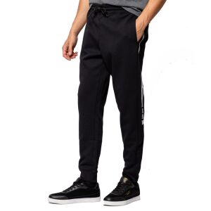 Heavy Tools Zaro férfi fekete melegítőnadrág fehér csíkokkal - Heavy Tools