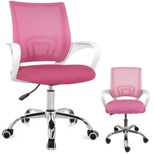 Scaun pivotant ergonomic de birou Pepita #roz