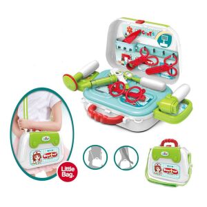 Orvos játékkészlet, elsősegélynyújtó készlet, oktatójáték gyerekeknek, Montessori