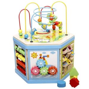 8 az 1-ben Montessori játék - Hexagon tevékenységközpont