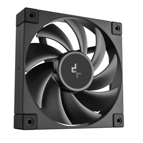 Vizualizare unghiulară a ventilatorului de carcasă PC DeepCool FD12 120mm