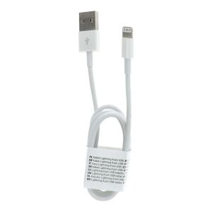 C601 iPhone 8-pin - USB-A White Data Cable 1m 134088543 - Lightning Cable