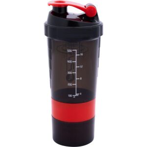 Pure 2 Improve Fitness Shaker - fitnesz shaker kulacs, 500 ml, szürke/piros 119824959 - Keverőpohár & Shaker