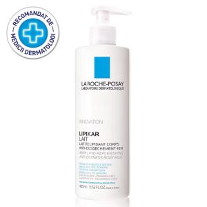 Relipidačné telové mlieko, anti-suché čipkované lipikar, bez parfumu, pre deti, deti, dospelých, 400 ml 119831247 - Telové mlieko