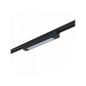 Sínes LED lámpa , track light , lineáris , 1 fázisú , 2 pólusú , 30 Watt , 47 cm , természetes fehér , fekete , Elmark 119837277 - Elmark