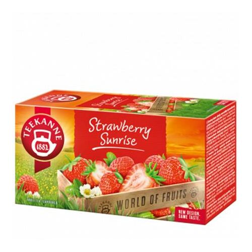 Ceai de fructe, 20x2,5 g, TEEKANNE "Strawberry Sunrise", căpșuni 119843887