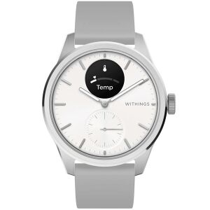 Withings ScanWatch 2 42mm fehér okosóra szürke szilikon szíjjal - Withings