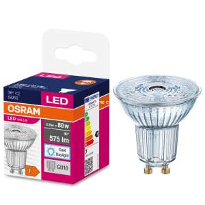 Osram GU10 LED bulb 6.9W 575lm 6500K daylight, 80W equivalent, with packaging - Osram