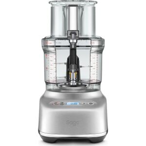 Robot kuchenny SAGE SFP838BSS, ze stali nierdzewnej, z dużą misą i wieloma ustawieniami - Robot kuchenny, Maszyna do produkcji makaronu, Niszczarka ręczna, Maszynka do mielenia mięsa i Mikser ręczny