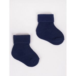 Yoclub pamut zokni 0-3 hó - sötétkék 119865598 - Yoclub