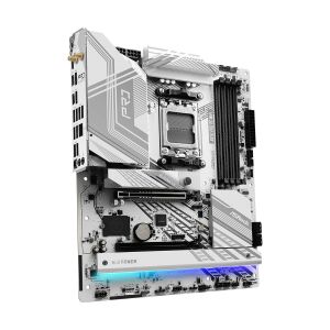 Asrock X870 Pro RS WiFi ATX Motherboard angled view - ASRock Motherboard