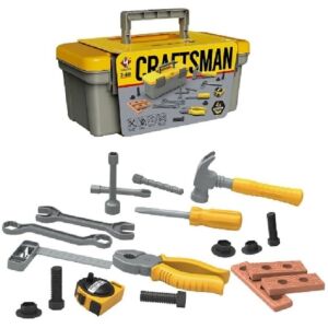 Játékszerszámkészlet gyerekeknek, Flippy, 19 részes műanyag, interaktív, +3 éves, 27,5x15,5x13 cm, szürke/narancs 119868769 - Barkácsolás