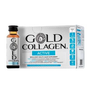 Gold Collagen Active, 10 бутилки x 50 ml, течен колаген за кожа, стави, коса и нокти - Храни и напитки