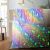 LUMINOVA világító takaró, egyszarvú mintával, 150x100 cm, plüss, poliészter, többszínű
