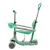Pepita Ace 5in1 Multifunktions-Kinderroller mit Sitz und Schiebegriff #grün 124011059