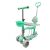 Pepita Ace 5in1 Multifunktions-Kinderroller mit Sitz und Schiebegriff #grün 124011059