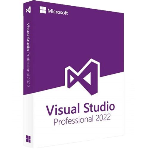 Microsoft Visual Studio Professional 2022 szoftver doboz, fejlesztői eszköz