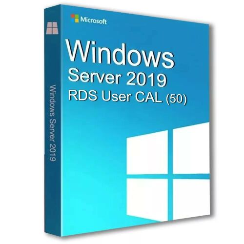 Microsoft Windows Server 2019 RDS User CAL (50 Felhasználó) (16 Core)