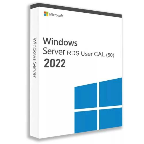 Microsoft Windows Server 2022 RDS User CAL (50 Felhasználó) (16 Core)