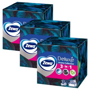 Zewa Deluxe Aroma Collection 3-ply facial tissues, 3 pack - Household paper products