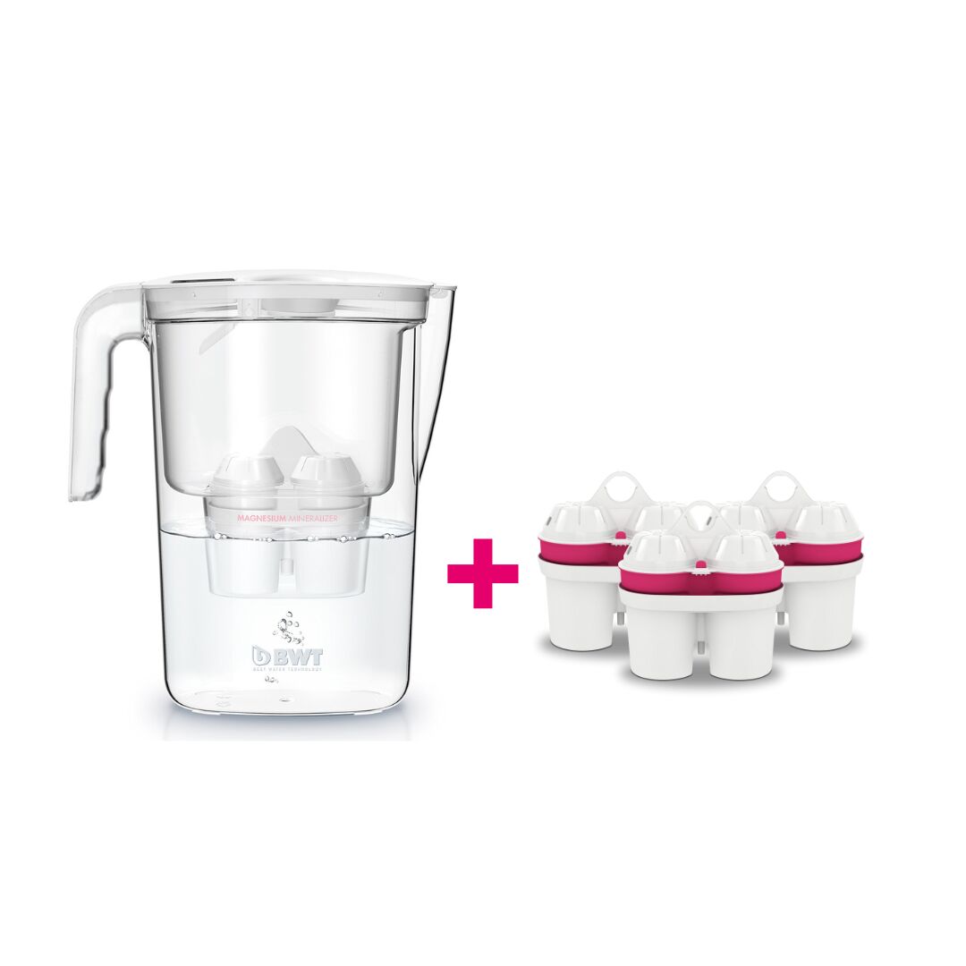 E-shop BWT 815485 Súprava filtračných kanvíc na vodu 2,6 l, manuálna, s...