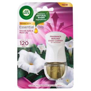 Air Wick Essential Oils Doplnenie do elektrického osviežovača vzduchu, Smooth Satin & Moon Lily, 19ml - Osviežovače vzduchu