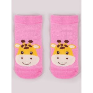 Yoclub pamut bokazokni 20/22 - rózsaszín/zsiráf 119888244 - Yoclub