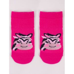 Yoclub pamut bokazokni 20/22 - rózsaszín/zebra 119888253 - Yoclub